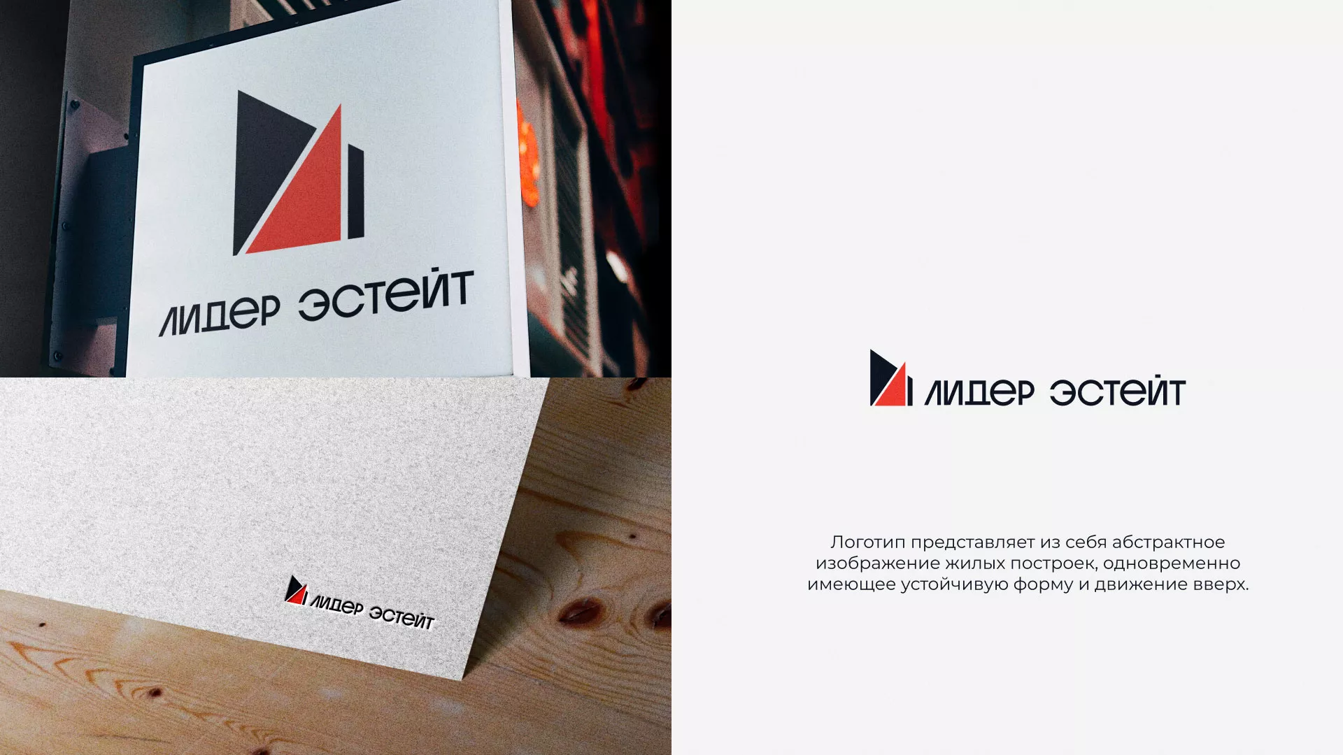 Сделали логотип для агентства недвижимости «Лидер Эстейт» в Саратове
